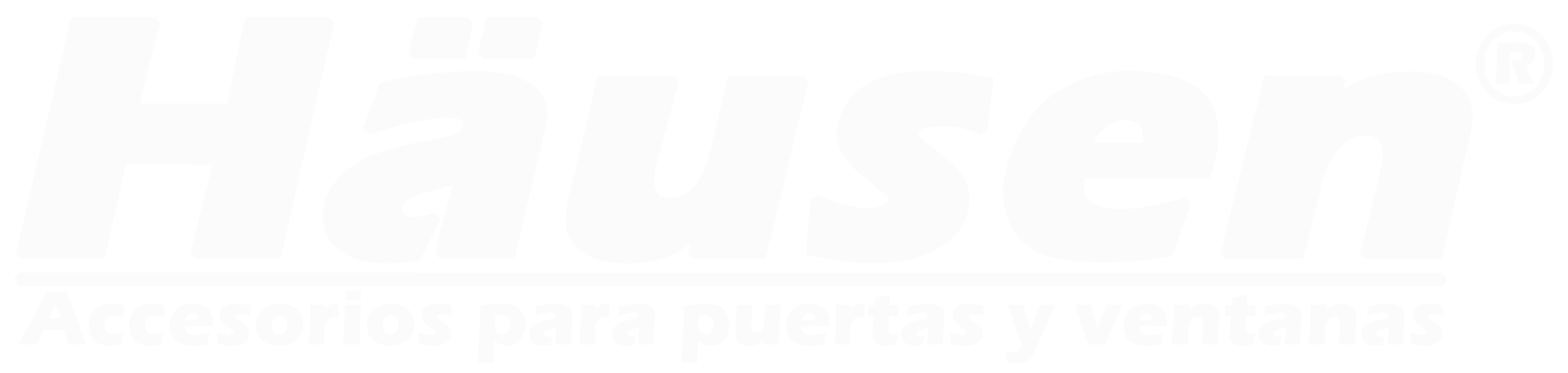 Logotipo Maquinaria para la fabricación de puertas y ventanas en Aluminio y PVC con servicio técnico permanente en España y Baleares